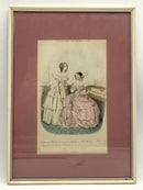 Set/4 Vintage French Fashion Prints