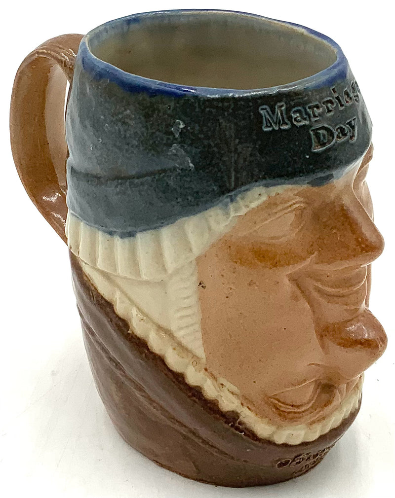 Antique Royal Doulton Lambeth Stoneware Toby Mug
