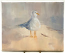 Small Acrylic on Canvas of Seagull