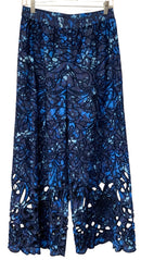 JADE JOHNNY WAS Blue/Navy Tie Dye w/Cut-Out Detail Wide Leg Pants