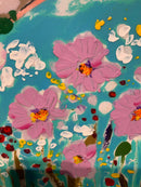 Original Abstract Floral on Canvas