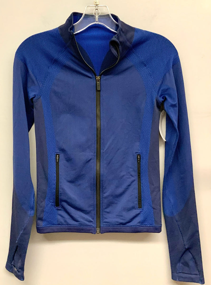 LULULEMON Blue/Black  w/Zip Pockets L/S Zip Jacket