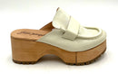 FREE PEOPLE Bone Patent Leather Corbin Loafer Clogs 9