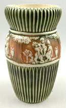 Roseville Donatello Pottery Vase with Cherub Motif