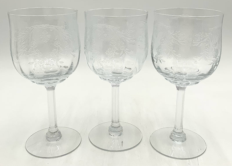 Set/8 Fostoria Tara Water Goblets
