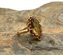 14kt Gold & Smoky Quartz Ring
