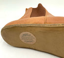 EARTHING HARMONY Tan Leather Copper Rivet Grounding Boots 7.5