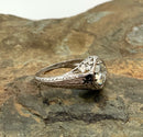 Platinum & Diamond Art Deco Style Ring
