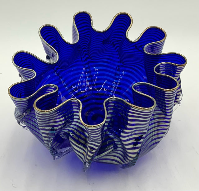 Epiphany Art Cobalt & Gold Bowl 2004