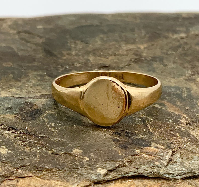 14kt Gold Signet Ring