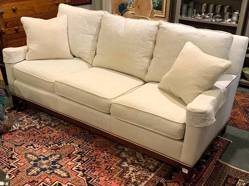 Stickley Three Cushion Sofa with Nailhead Trim