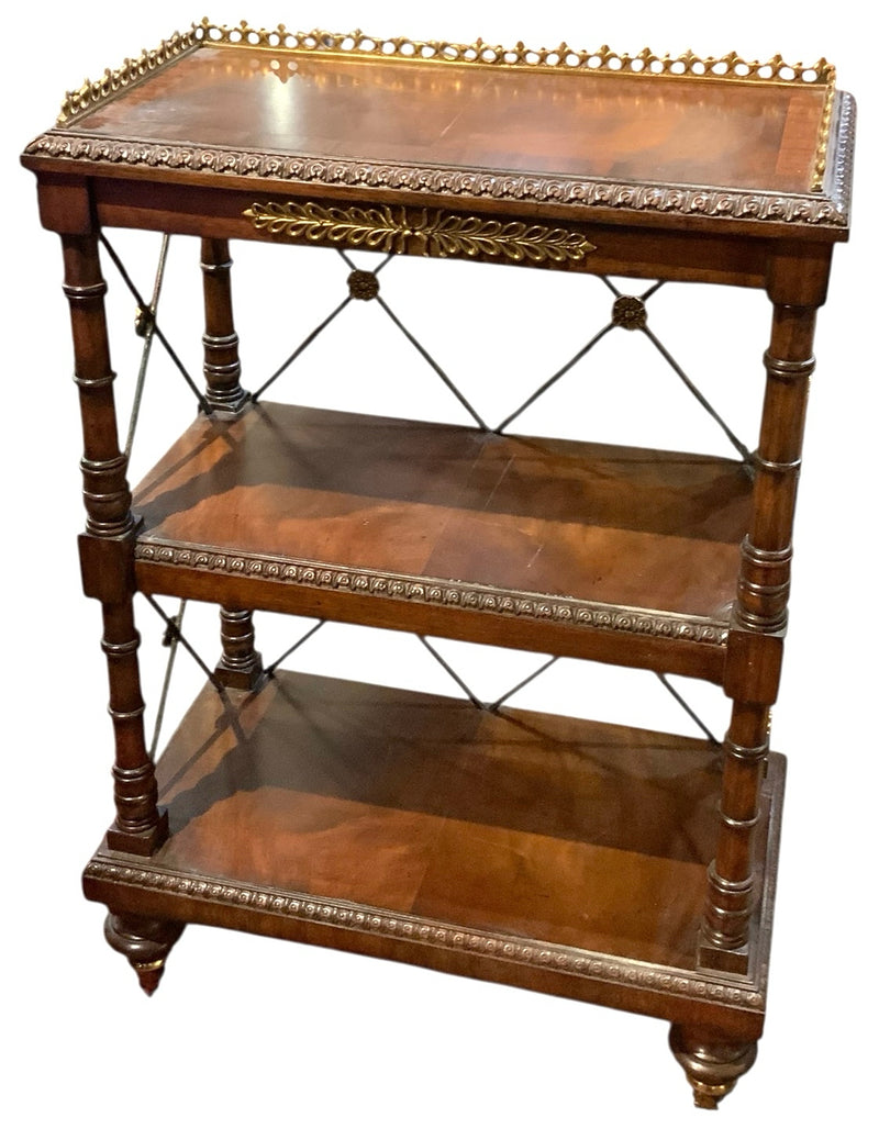 Maitland Smith George IV Style Mahogany Bookcase