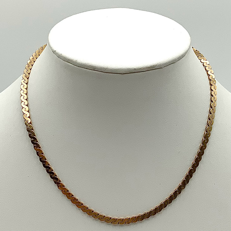 COSMO 14kt Gold S-Chain Necklace