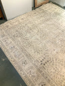 Handmade Neutral Wool Rug 9'x12'