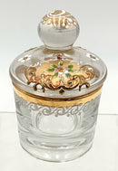 Murano Handpainted Lidded Jar