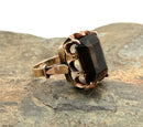 14kt Gold & Smoky Topaz Ring