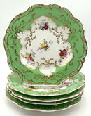 Set/5 Antique English Plates