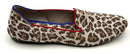 ROTHY'S Brown Cream Leopard Red Trim Loafers 8.5