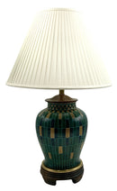 Frederick Cooper Turquoise Pottery Lamp