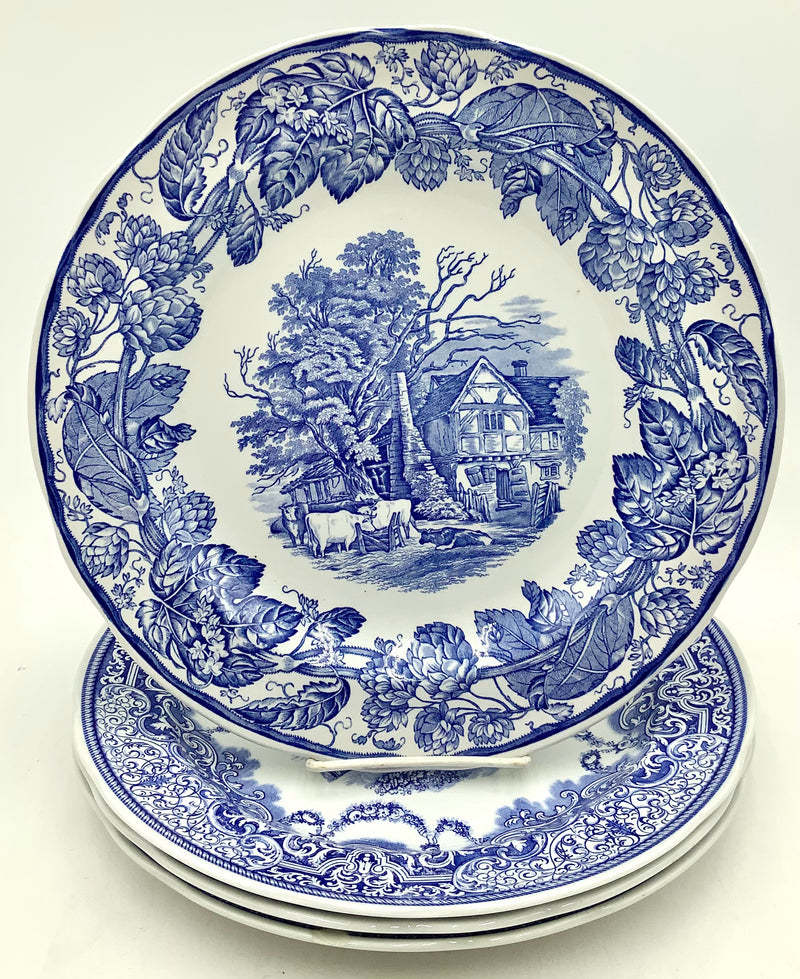 Set/4 Spode Blue Room Plates
