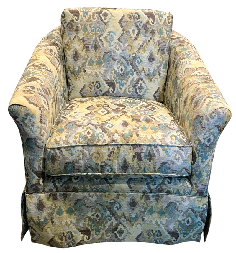 Upholstered Swivel/Rocker Club Chair
