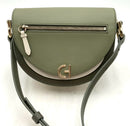 COLE HAAN Sage Cream Olive Colobrlock Tea Leaf  Leather Crescida Crossbody Bag