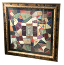 Framed Crazy Quilt Fragment