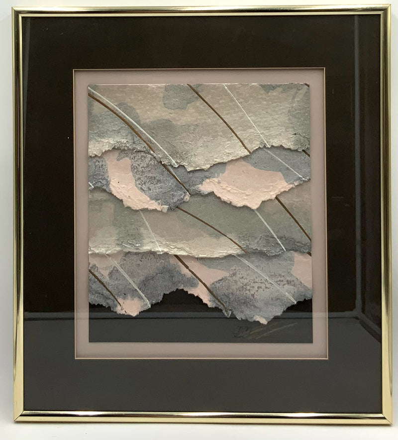 "Sahara Sun" Framed Cut Paper Art