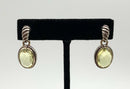 DAVID YURMAN 18kt Gold, Sterling & Citrine Earrings
