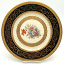 Set/12 Hutschenreuther Gold Rimmed Dinner Plates