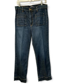 RAMY BROOK Dark Wash Slip Pocket Straight Leg Jeans sz 31