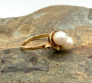 14kt Gold & Saltwater Cultured Pearl Ring
