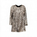 BR Brushed Gold Sequin L/S Dress