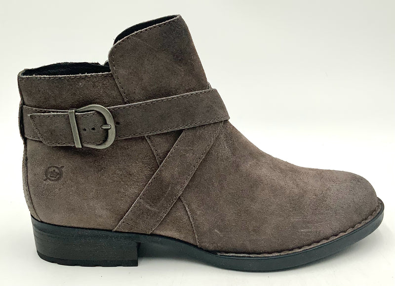 BORN Taupe Suede Ankle Boots 10