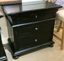 RESTORATION HARDWARE Black Nightstand