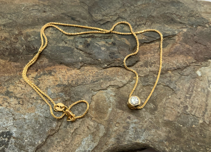 14kt Gold & Diamond Necklace