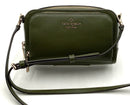 KATE SPADE Olive Saffiano Leather Dbl Zip Stacie Crossbody Bag