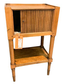 Antique Louis XVI Style Table With Tambour Front