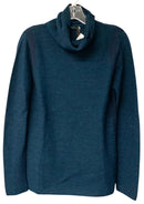 SOL ALPACA Teal Baby Alpaca T Neck L/S Sweater