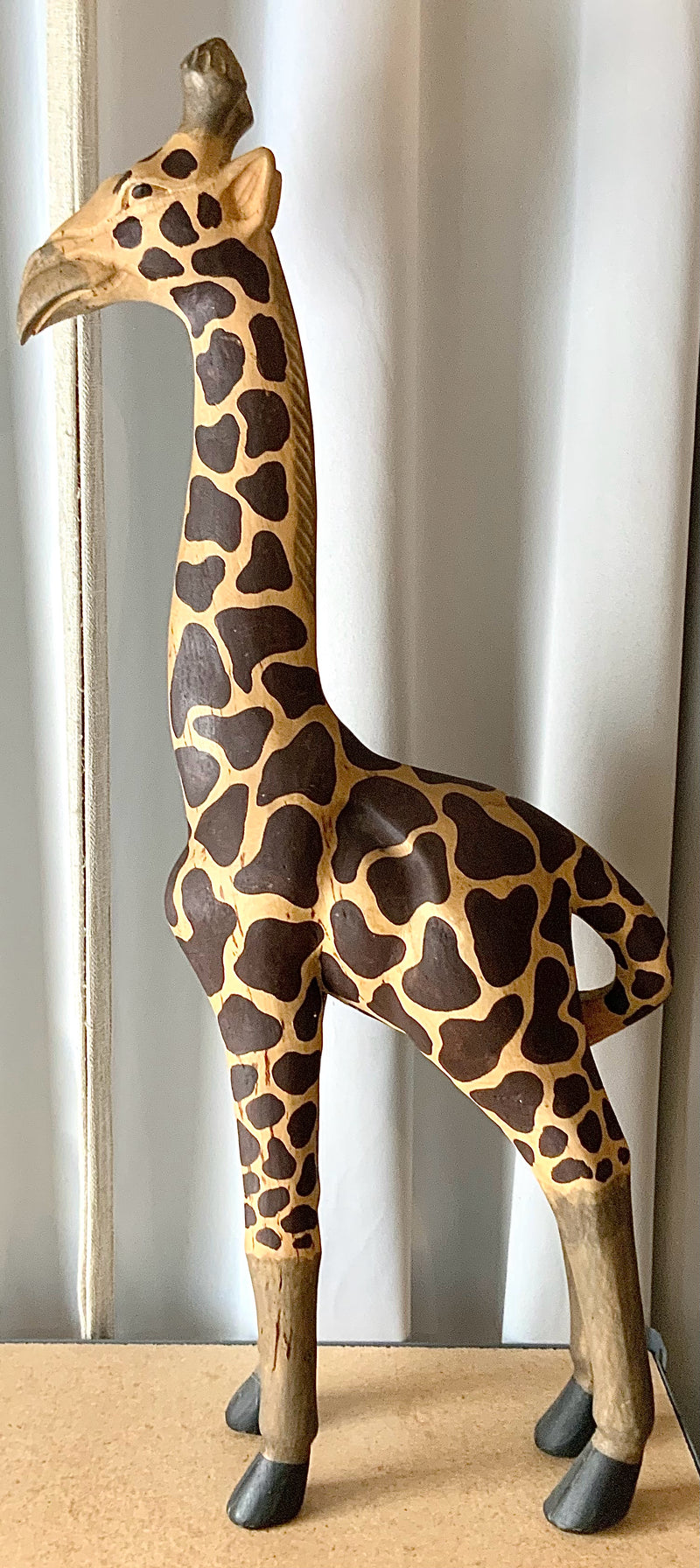 Carved Wood Giraffe