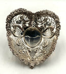 Antique Sterling Silver Heart Bowl