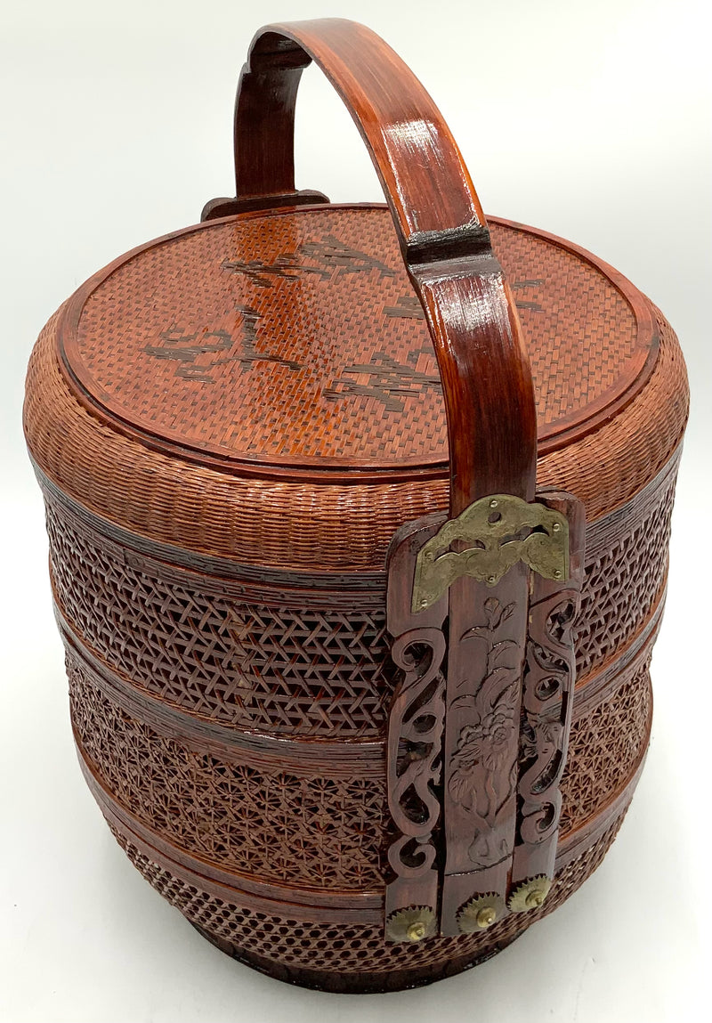 Vintage Asian Wedding Basket