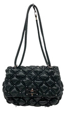 VALENTINO Black Quilted Lambskin SpikeMe Turnlock Flap Bag
