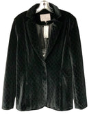 ANATOMIE Black Quilted Velvet Jacket