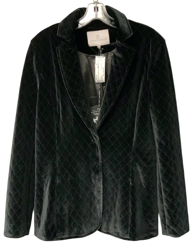 ANATOMIE Black Quilted Velvet Jacket
