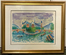 Jean Claude Picot Lithograph of Paris
