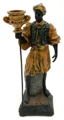 Resin Blackamoor Candleholder