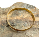 14kt Gold Engraved Bangle Bracelet