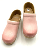 DANSKO Pink Mill Burnished Leather Clogs 39