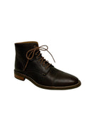 COLE HAAN Brown Leather Lace Up Canton Ankle Boots 11